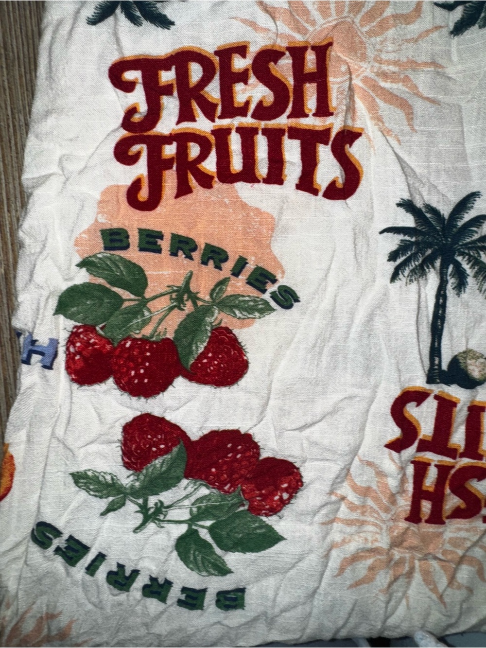 Anthropologie Paper Heart Strapless 'Fresh Fruits' Tropical Print Maxi Dress - Picture 4 of 9